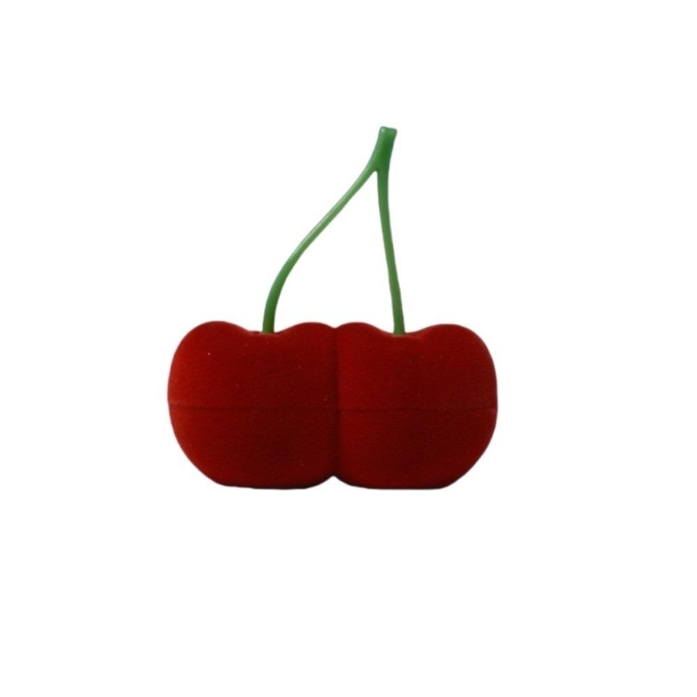 Grape Fruit Ring Box Pineapple Flocked Jewelry Box Mini Cherry Necklace Organizer  Couples