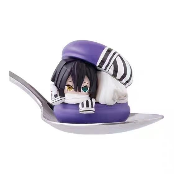 Genuine Gacha Scale Model Demon Slayer Rengoku Kyoujurou Tokitou Muichirou Kanroji Mitsuri Action Figure Toy