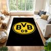 Borussia Dortmund Football Club Decorative Area Rug Durable Anti-slip Backing Non-slip Bottom Living Room Essential Minimalist Modern Style