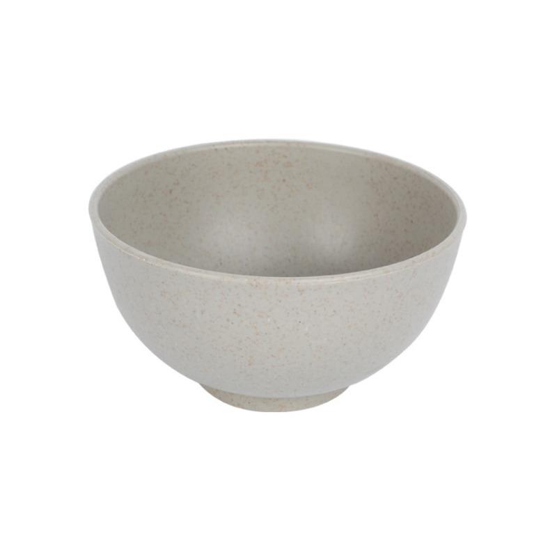 

Простая пластиковая посуда - Круглая миска, Рисовая миска Пшеница и ромашка , Миска для детского прикорма, Ударопрочная миска для лапши серый