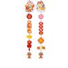 2pcs Traditional Chinese New Year Pendants Blessing Fu Character Pendant  Wall Bedroom Decoration