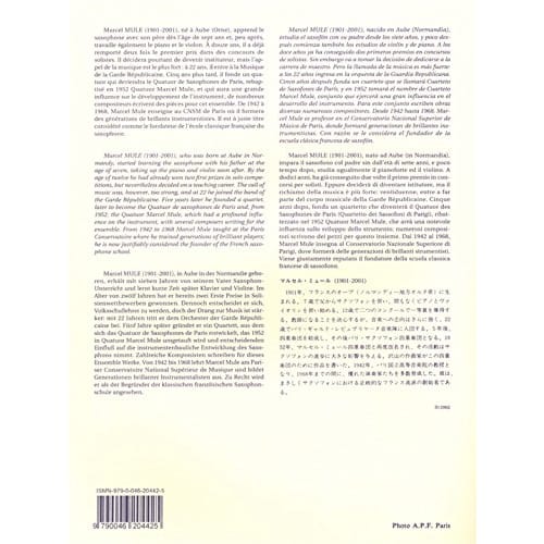 Marcel Mule: 53 Exercises by Boehm, Terschack, and Furstenow, Volume 2 (Saxophone Instruction Book) Leduc Publishing