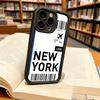 Funny World City Tourist Ticket Soft Silicone Case For Iphone 17 Air 16 15 14 13 12 11 Pro Max Plus Shockproof TPU Phone Cover