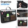 Briefcase Messenger Tote Bag with Sturdy Organizer Inserts for Laptop, iPad, Computer, Notebook, Documents, Black, 2XL