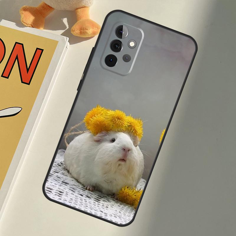 Animal Guinea Pig Case For Samsung Galaxy A14 A24 A34 A54 A12 A22 A32 A52 A72 A51 A71 A13 A33 A53 A73 Coque