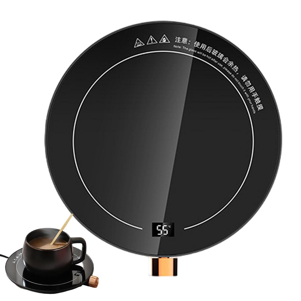 Coffee Mug Warmer Coffee Warmer Plate 18W Auto Shut Off Adjustable Temperature Control Smart Mug Heated Coffee Mug For Desk