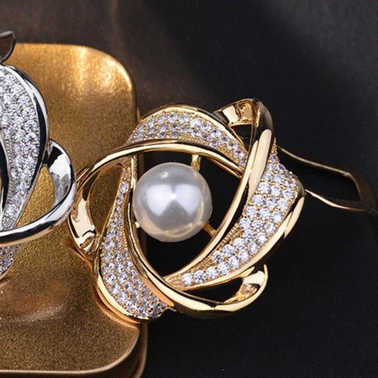 Scarf Ring Clip for Women Rhinestone Flower Belt Scarf Slide Buckle Metal Floral Shawl Brooch Ties Clips for Dress Shirts Clothing Accessories