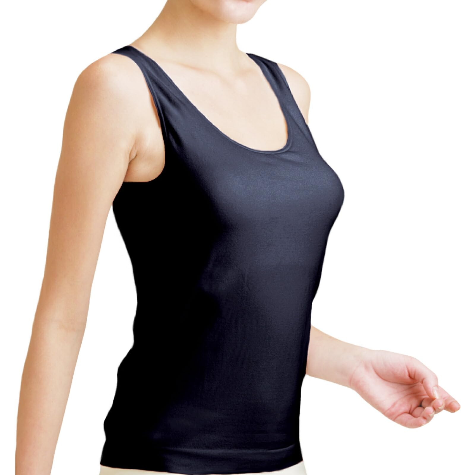 

TASCA Bra Tank Size M ENYA-KARIN Top, Black, чёрный