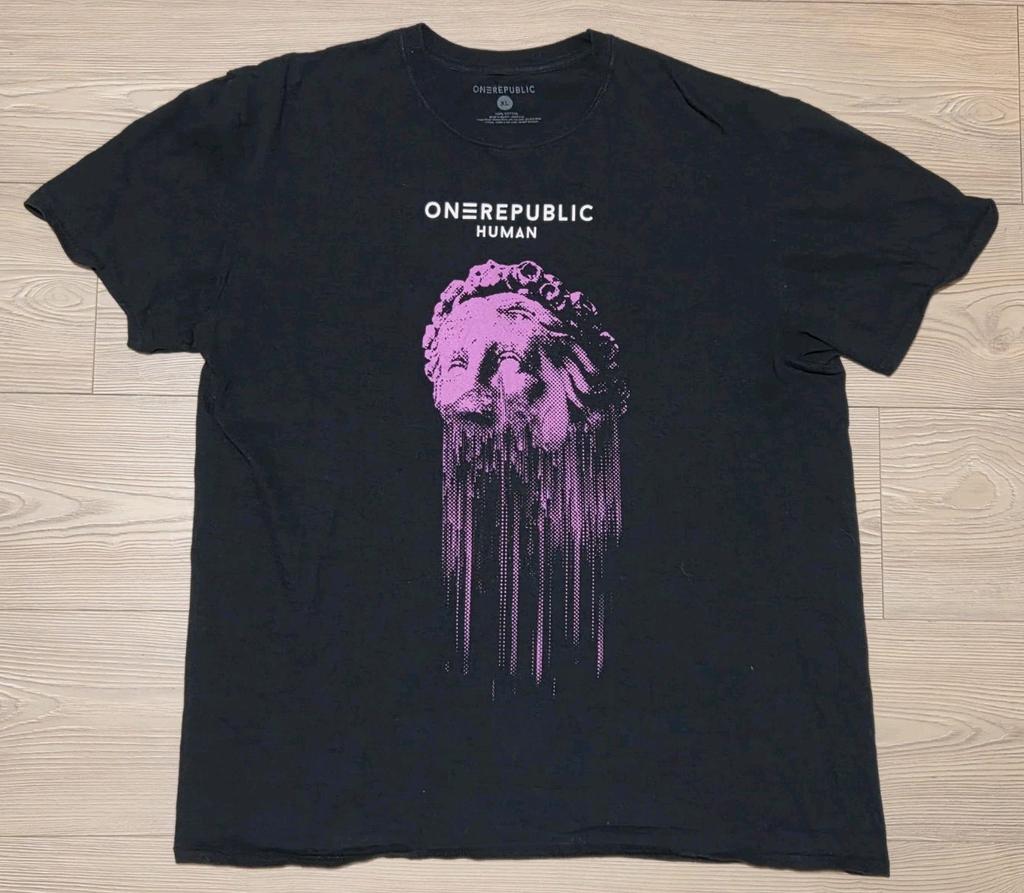 Onerepublic 2022 One Republic Human Tour Taglia Uomo XL Maglietta Concerto T-Shirt Unisex