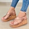 Large size women's shoes new wedge sandals international supply