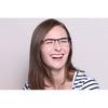Full Rim Rectangle Black Clear Gradient Smartbuy Collection Alpha 2460 C6 Fashion Unisex Eyeglasses