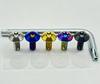Kuroobaa Car Titanium License Plate Bolt M6 Anti-Theft Screw Number