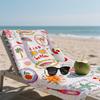 Italienischer Sommer Ciao Bella Übergroßes Mikrofaser Strandtuch Sandfest Schnelltrocknend, Saugfähig für Schwimmbad Reisen Camping