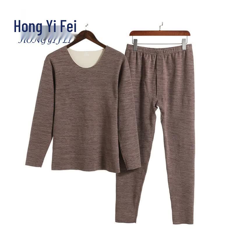 Hongyifei De Velvet Thermal Underwear Set