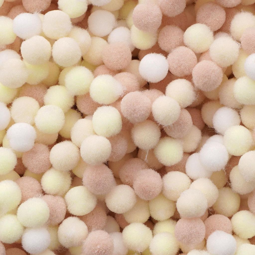 20-200 Stück Bunte Pompon-Plüschbälle Gemischte Farbe Kreatives Kinder-Handarbeitsmaterial Glitzer-Schaumstoffball DIY Bastelbedarf
