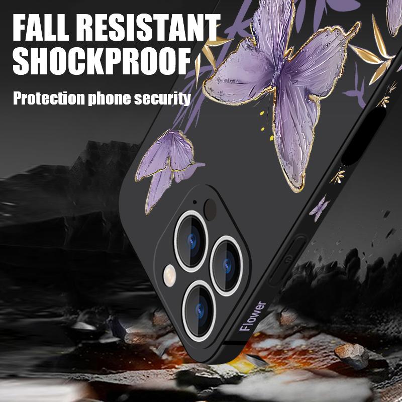 Case For Samsung Galaxy S24 S25 S26 Ultra S23 S22 Ultra S21 S20 FE Butterfly Bamboo Pattern Lanyard Case For Samsung A56 A17 A26 A16 A36 A55 A54 A15