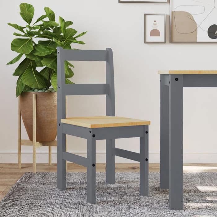 VidaXL Lot de 2 Chaises à Manger Panama, Sièges à Dîner, Chaises de Repas, Meubles de Salle de Séjour Cuisine Maison 4005730
