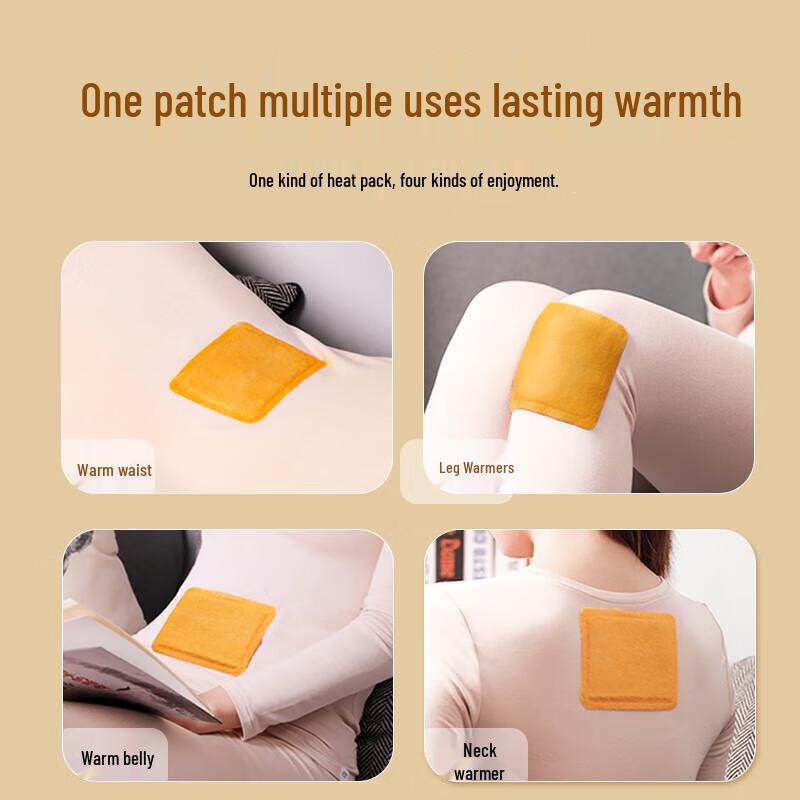 Peiqi Kangaroo Orange Warm Patches 4-Pack