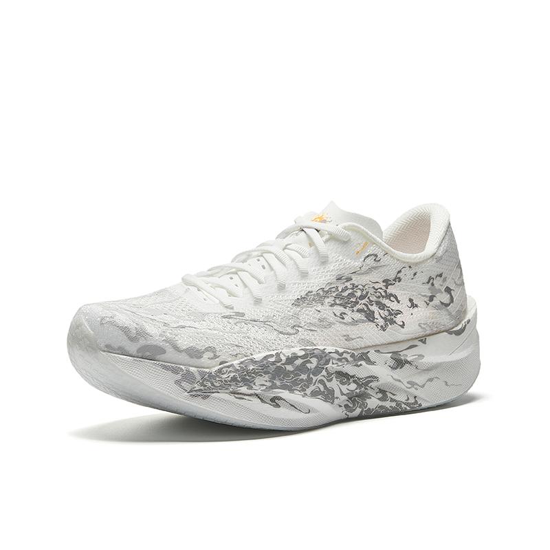 New Anta C202 6.0 Slip Resistant, Abrasion Resistant, Breathable Low Top Racing Running Shoes Men's White 112535575-2