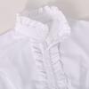 2023 Women's European & American Steampunk Victorian Pleated Shirt