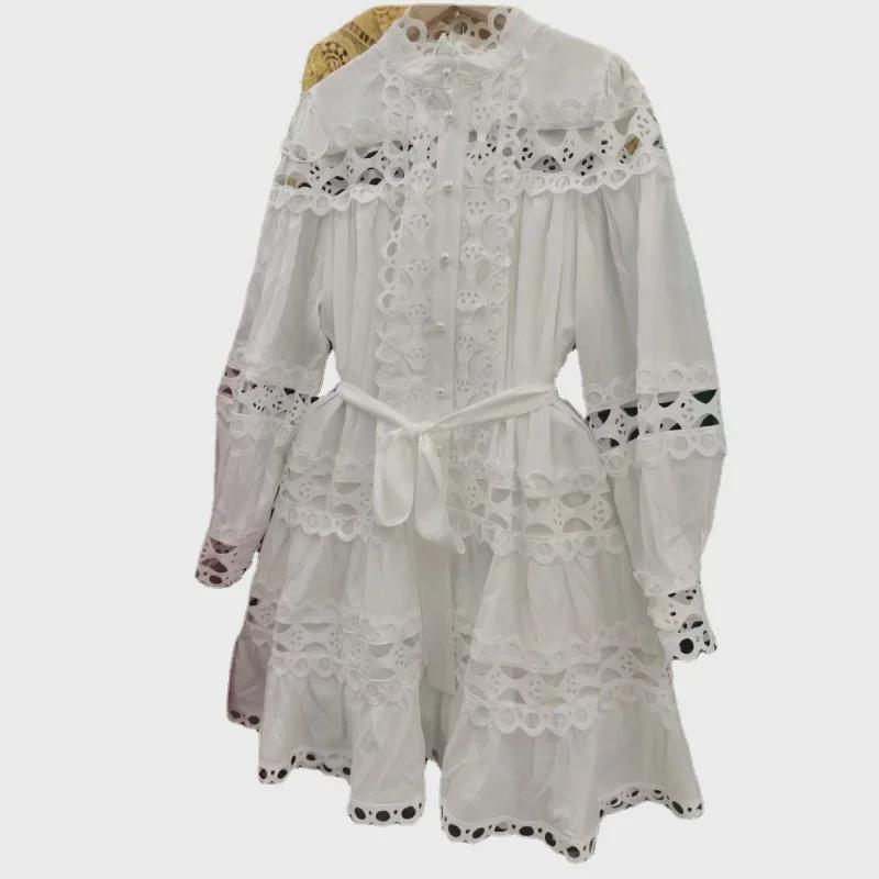 Australian Fashion: Early Spring Lace Splicing Luxury Loose Fit Fairy Dress