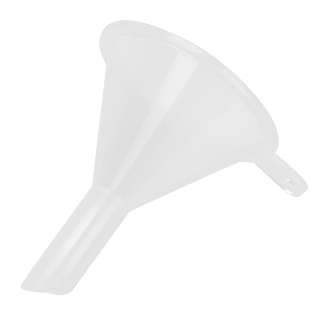 100pcs Small Clear Plastic Funnels Empty Bottle Filling Tools for Cosmetic Liquids Perfume