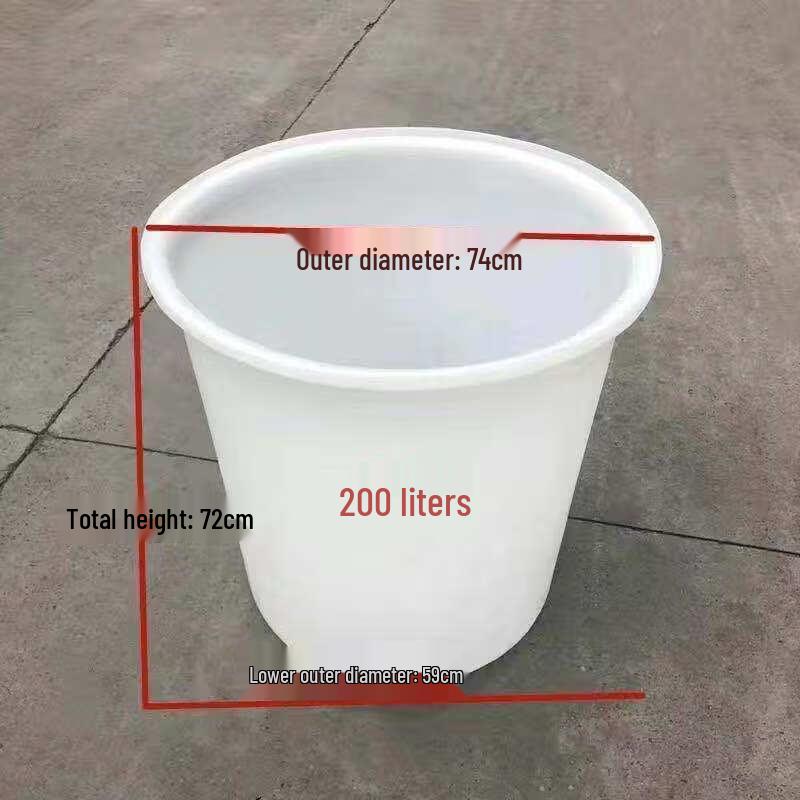 Jun Ding Ying 200L Thickened Plastic Water Storage Barrel