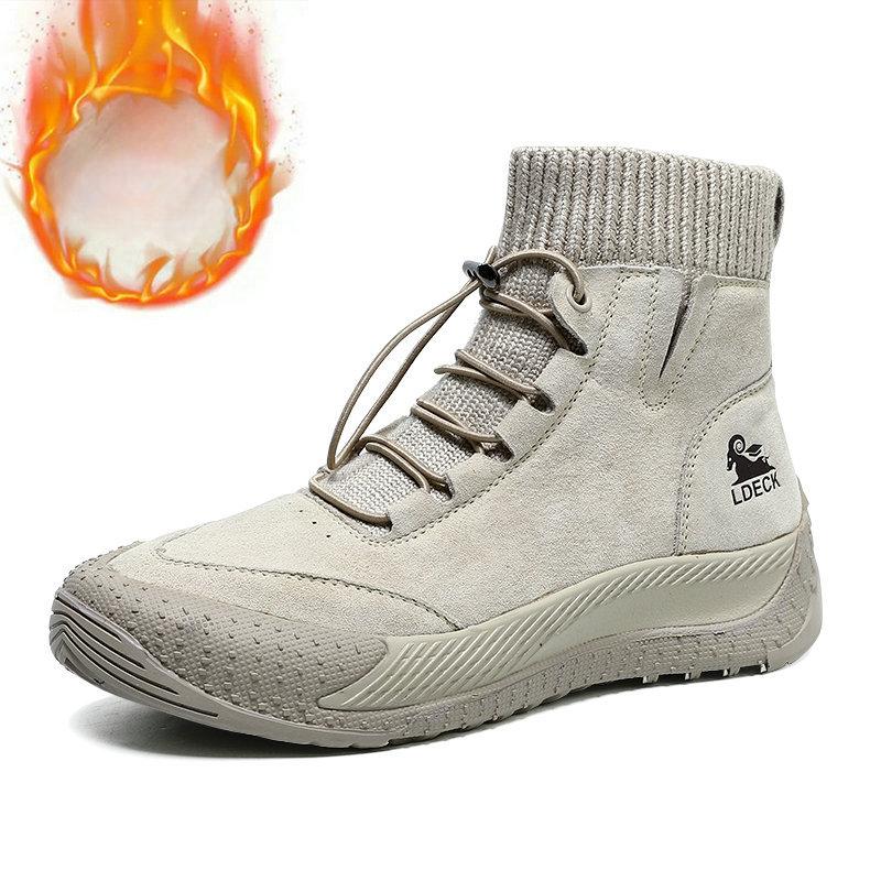 

Высокие женские туфли. Осенние и зимние короткие сапоги. Женские кожаные сапоги с верхним берцем. 37