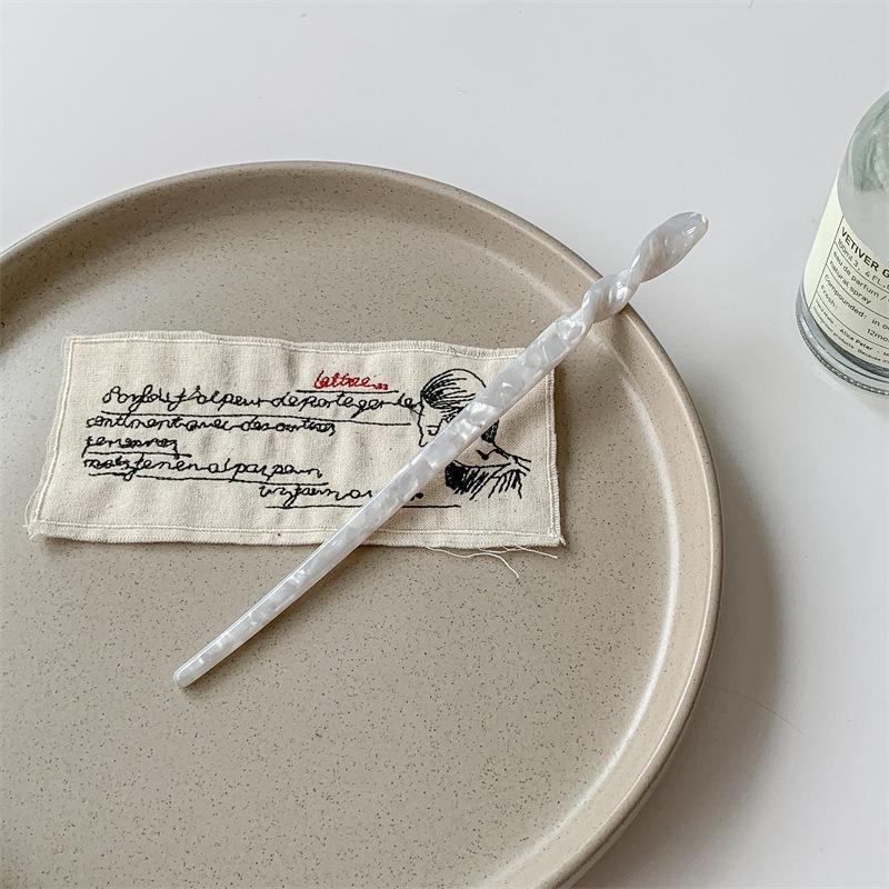 

1pc Mermaid Lady Acetic Acid Sweet Colorful Hairpin Simple Modern Ancient Style Pan Hairpin Versatile Hairpin for Daily Use Size fits all