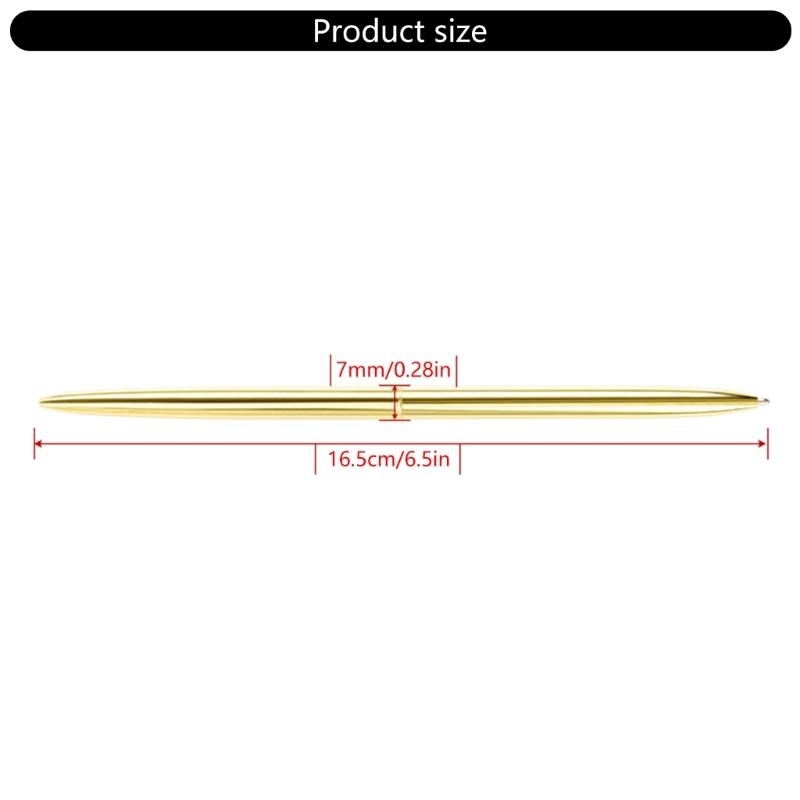 6 szt. Metalowy długopis kulkowy z mechanizmem obrotowym, nowatorski, smukły długopis do podpisywania, obracany do otwierania i zamykania długopis kulkowy, długopis do podpisywania gości