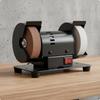 Double Wheel Rust Removal Tabletop Grinding Machine Polishing Mini Bench for Home Garage, Workshop