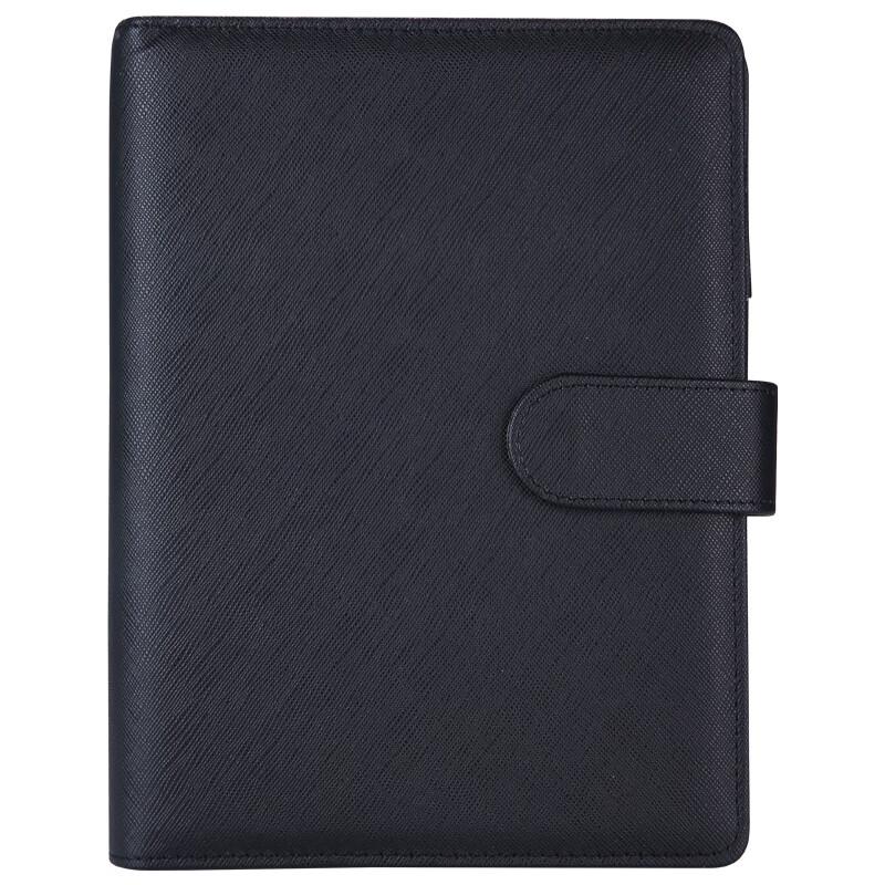 M&G A5 Soft Leather Loose-Leaf Notebook