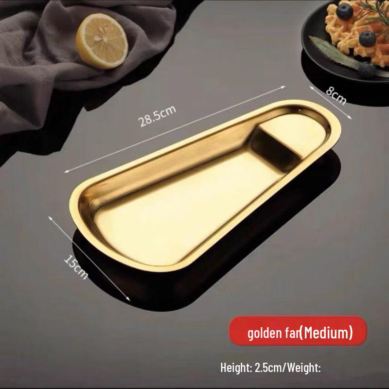 Qianxing Stainless Steel Buffet Tong Rest Tray