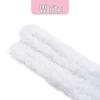15mm Thick Coral Fleece Pipe Cleaners for DIY Plush Teddy & Puppy Handmade Dolls - Chenille Stem Set.