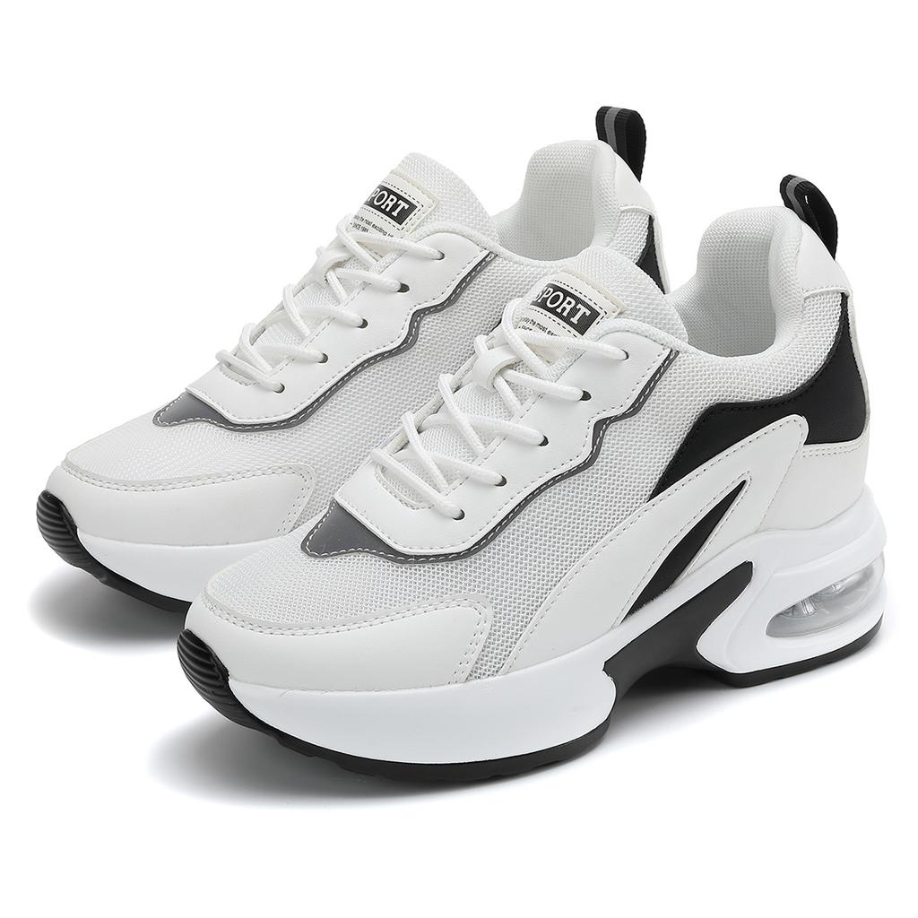 Spring new cushioning air cushion platform women's shoes versatile comfortable casual shoes women's large size sports shoes