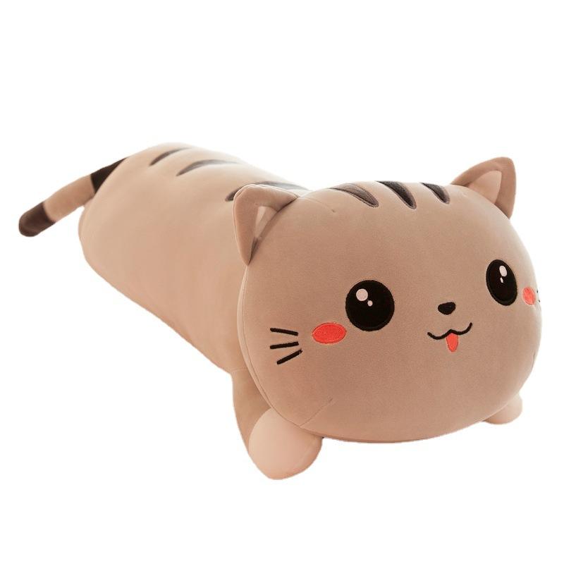 Soft Down Cotton Happy Cat Plush Toys Children Girls Sleeping Pillow Dolls