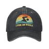 Funny I Pee In Pools Casual Baseball Cap Spring Trucker Hat Breathable Running Hippie Hip Hop Hats Adult Fashion Baseball Caps