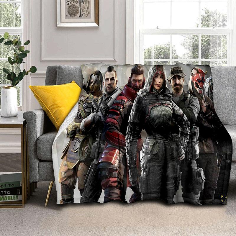 3D Call of Duty,COD Game, Gamer HD Blanket,Soft Throw Blanket for Home Bedroom Bed Sofa Picnic Travel Office Cover Blanket Kids