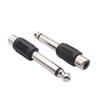 6.35mm Male To RCA Female Audio Adapter Plug for Mono Mixer