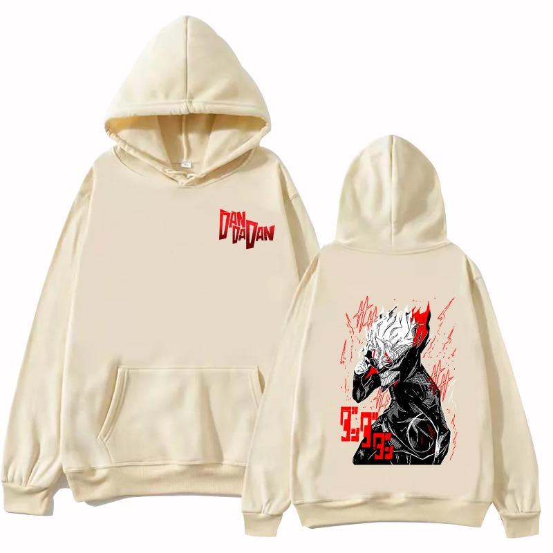 Dandadan Okarun Japanese Animation Hoodies Men Fashion Long Sleeve Sweatshirts Women Harajuku Streetwear Sudaderas