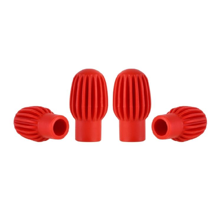 2x Drumstick Practice Tips Silicone Drum Mute Replacement Drum Stick Sleeve Caps