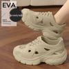 Women's Non-Slip Thick Sole Beach Sandals – Summer Closed-Toe, Height-Increasing Dad Sandals