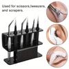 6-Slot Eyelash Tweezer Holder & Quick Bloom Extension Display Stand