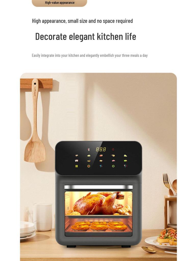 Large Capacity Multi-functional Air Fryer & Electric Oven with Fast Heating and Touch Screen