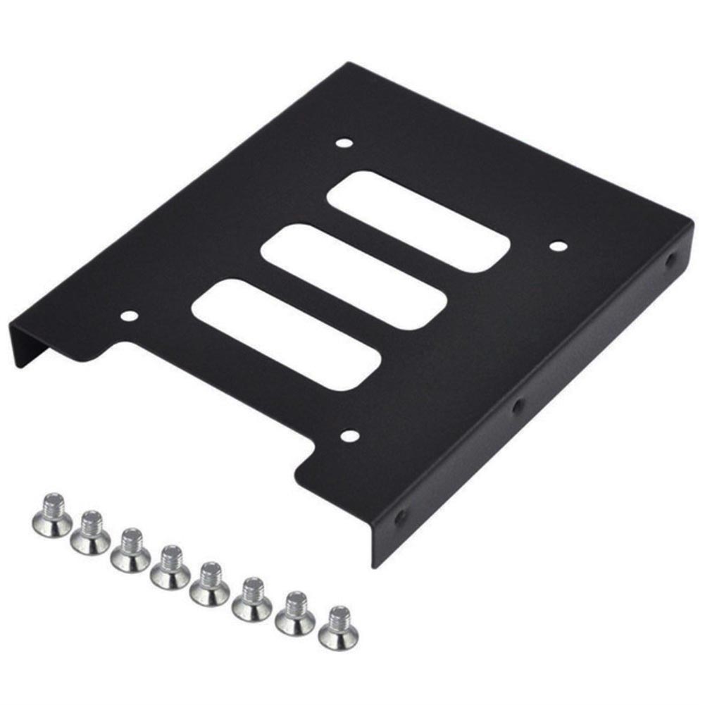 2.5 Inch To 3.5 Inch Mounting Bracket Hard Drive Adapter SSD HDD Holder Metal Mounting Adapter for PC Hard Drive Enclosure