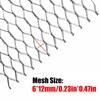Aluminum Chrome Auto Front Hood Vent Grille Net Mesh Grill Cover Car Accessories