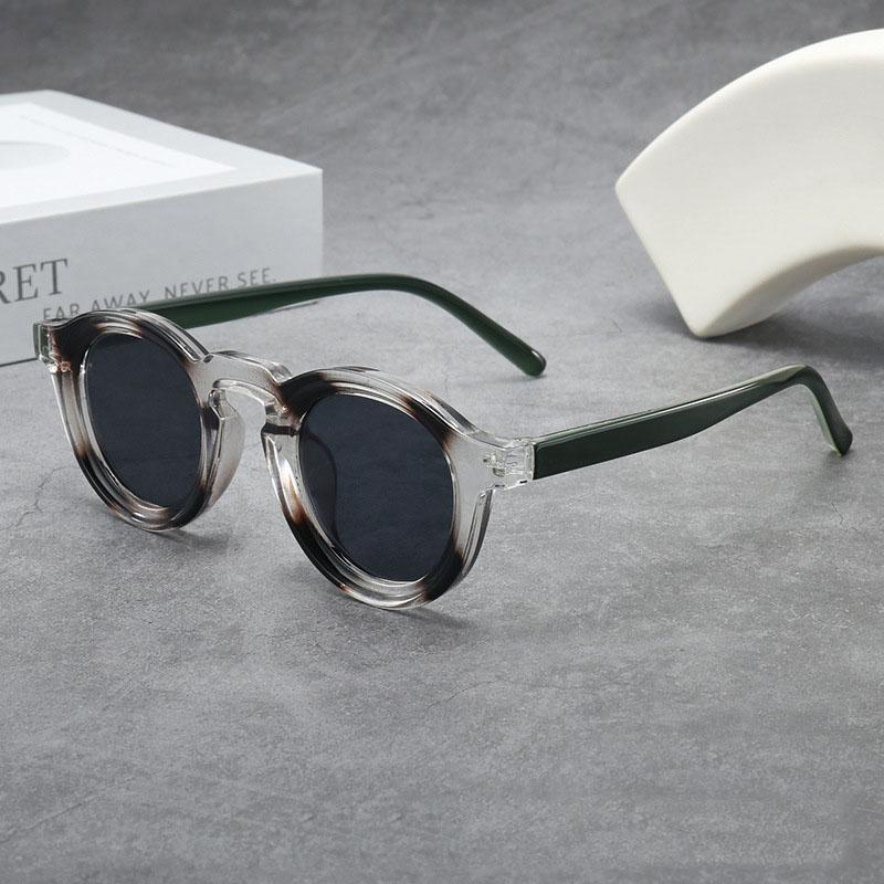 Vintage Small Frame Round Sunglasses Women For Men Male Luxury Brand Designer Popular Steampunk Shades Hip Hop Sun Glasses Uv400