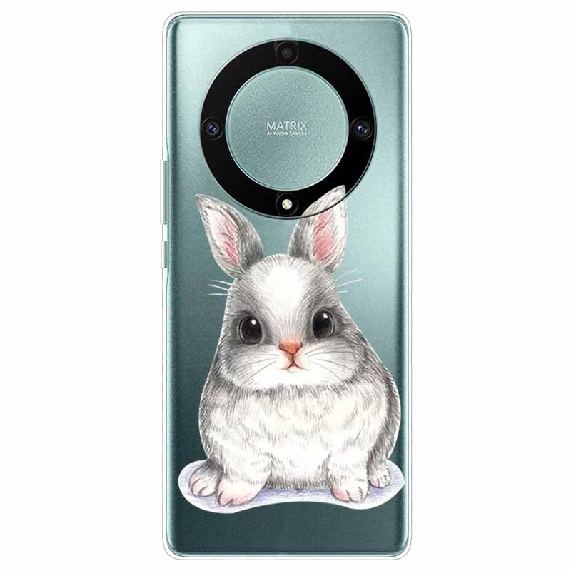 Custodia per Honor Magic6 Lite 5G Trasparente TPU Silicone Funda Capa per Honor Magic 6 Lite Coperture Morbide Magic6Lite Trasparenti Coques borsa
