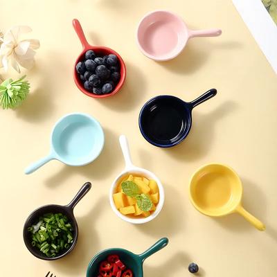 1 Stück Super Süße Keramik Saucenschale Mini Tablett Kleiner Teller Beilagen Gewürzschale Würzteller Sushi Soja Snack Dip Zuhause Schüssel