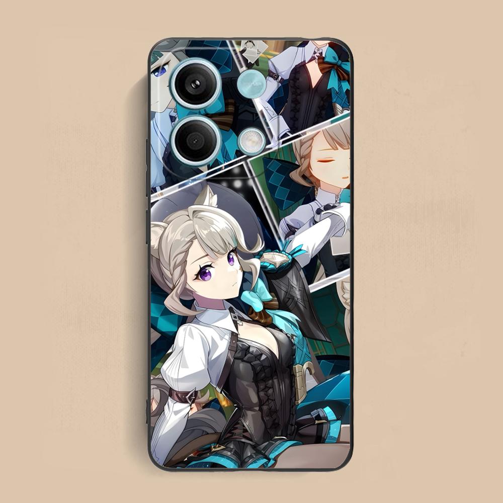 Game GI Lynette Matte TPU Mobile Phone Case for Xiaomi Redmi 15 14 13 12 A5 3 2 1 C Plus 4G 5G Colorful Printing Cover